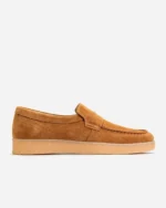 Camel Suede Penny Loafer