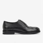 Black Leather Wingtip Brogue Oxford