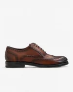Brown Leather Wingtip Brogue Oxford