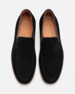 Black Suede Slip-On Loafer - Image 2