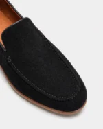 Black Suede Slip-On Loafer - Image 4
