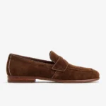 Coffee Suede Penny Loafer