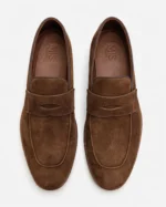 Coffee Suede Penny Loafer - Image 2