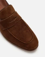 Coffee Suede Penny Loafer - Image 4