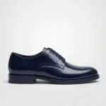 Navy Blue Patent Leather Dress Derby