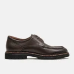 Brown Leather Moc-Toe Derby