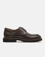 Brown Leather Moc-Toe Derby