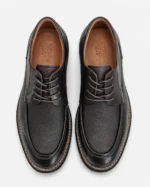 Brown Leather Moc-Toe Derby - Image 2
