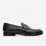Black Leather Penny Loafer