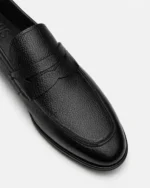 Black Leather Penny Loafer - Image 4