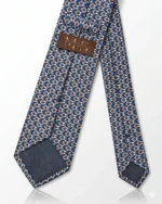 The 'Siena' Geometric Medallion Tie - Image 3