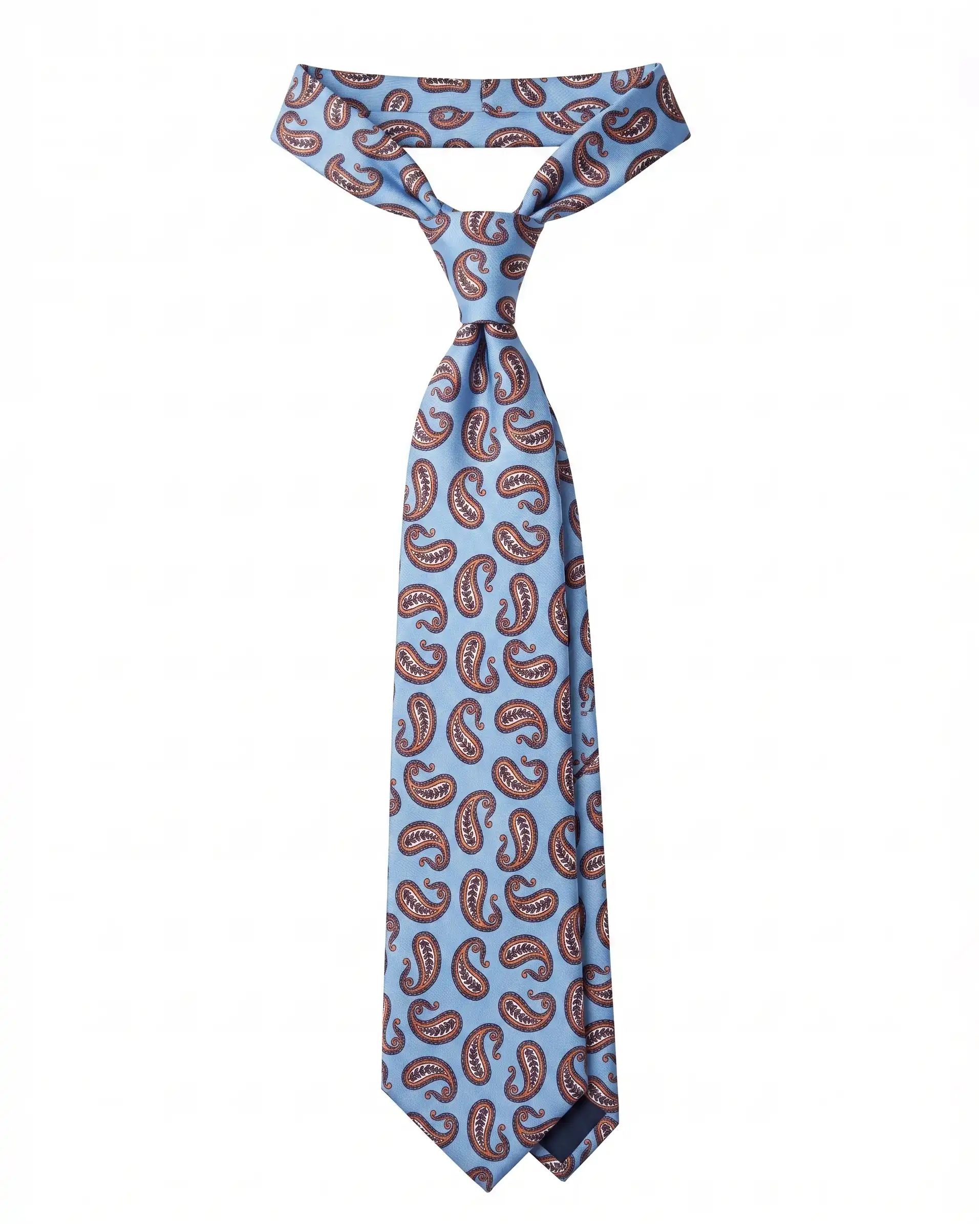 0326TI039.webp Aurelian Paisley Silk Tie - Image 1
